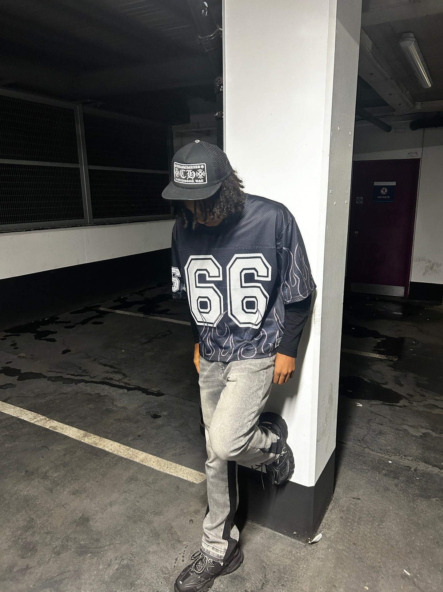 66 Jersey - Midnight black